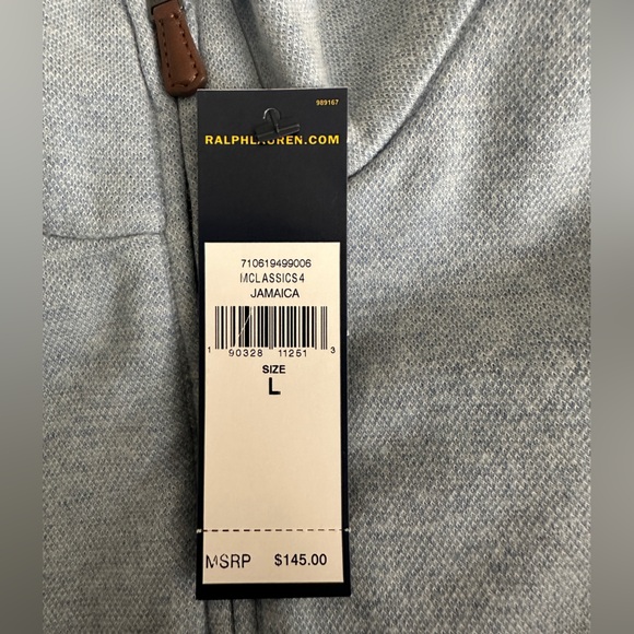 Polo Ralph Lauren Men’s 1/4 Zip Pullover - Size Large - NWT - Picture 2 of 2